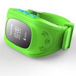 Детские GPS часы для родительского контроля зеленые